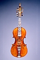 Hardanger Fiddle, Wood, ivory, mother-of pearl, Norwegian